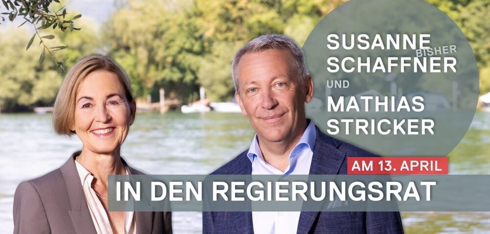 Susanne Schaffner & Mathias Stricker in den Regierungsrat